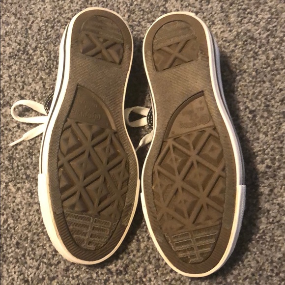 Black/Blue Converse All Star Unisex  Low Top Shoes - Picture 6 of 13